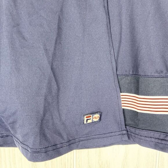 Fila Women's Navy Blue Stretch Pull On Short Athletic Tennis Skort Large - Picture 2 of 5